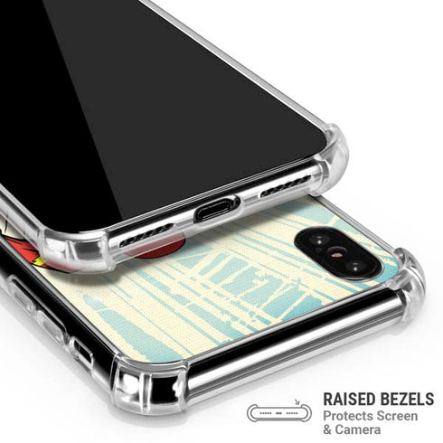 DC Comics The Flash Classic Art Sprint Pose iPhone XS Max Clear Case