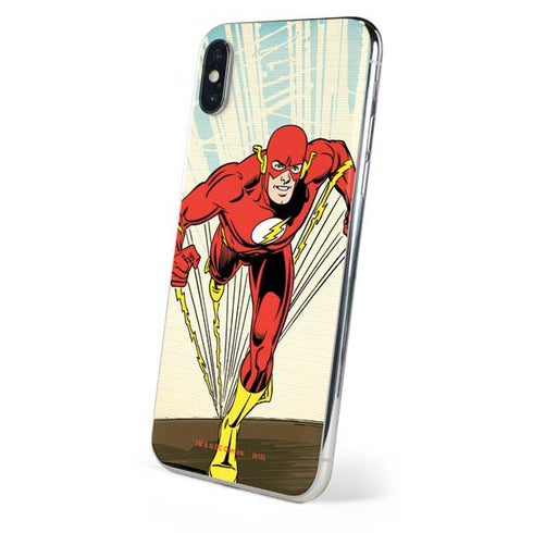 DC Comics The Flash Classic Art Sprint Pose iPhone XS Max Skin