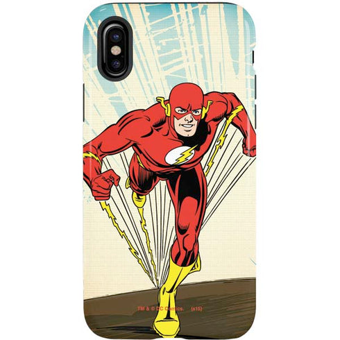 DC Comics The Flash Classic Art Sprint Pose iPhone XS Pro Case