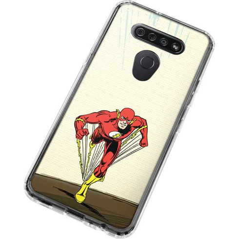 DC Comics The Flash Classic Art Sprint Pose LG K51/Q51 Clear Case