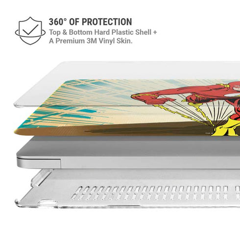 DC Comics The Flash Classic Art Sprint Pose MacBook Air 15in (2023-2025) Case plus Skin