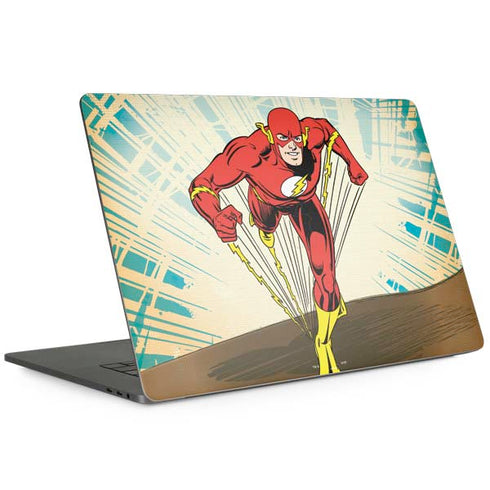 DC Comics The Flash Classic Art Sprint Pose Apple MacBook Pro 15-inch Skin