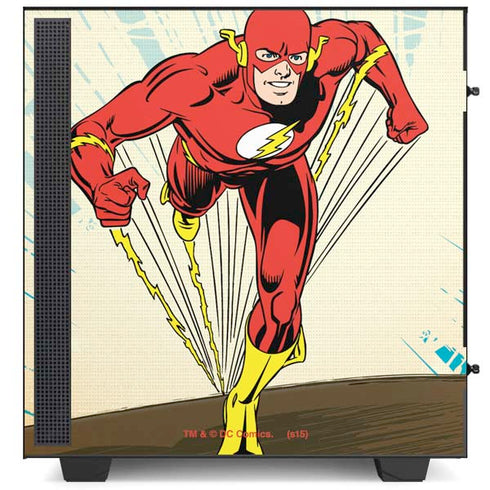 DC Comics The Flash Classic Art Sprint Pose NZXT H510 Compact ATX Mid-Tower Case Skin