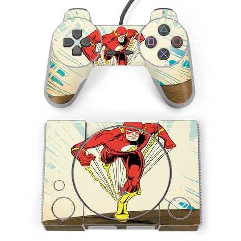 DC Comics The Flash Classic Art Sprint Pose PlayStation Classic Bundle Skin