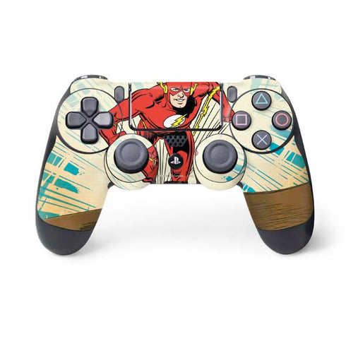 DC Comics The Flash Classic Art Sprint Pose PS4 Controller Skin