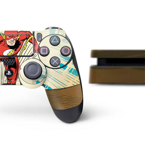 DC Comics The Flash Classic Art Sprint Pose PS4 Slim Bundle Skin