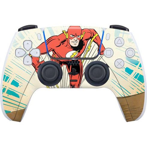 DC Comics The Flash Classic Art Sprint Pose PS5 Controller Skin