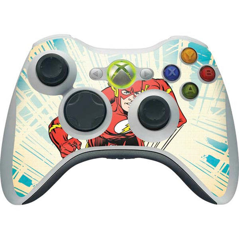 DC Comics The Flash Classic Art Sprint Pose Xbox 360 Wireless Controller Skin