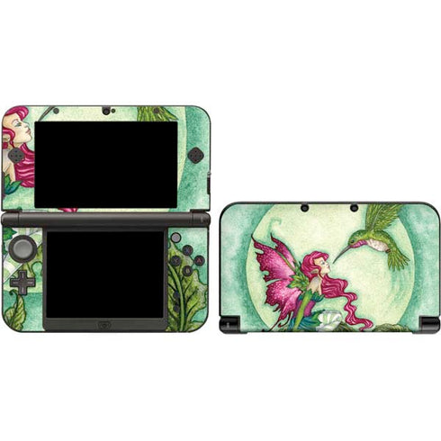 Amy Brown Flirting Fairy and Hummingbird 3DS XL 2015 Skin