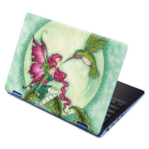 Amy Brown Flirting Fairy and Hummingbird Aspire R11 11.6in Skin