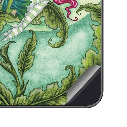 Amy Brown Flirting Fairy and Hummingbird Galaxy A14 5G Skin