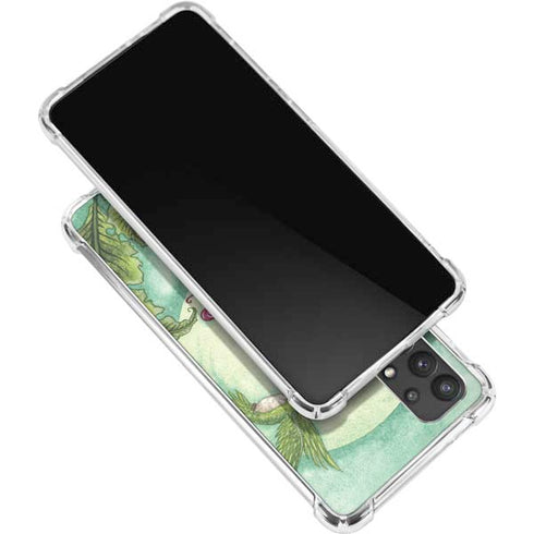 Amy Brown Flirting Fairy and Hummingbird Galaxy A32 5G Clear Case