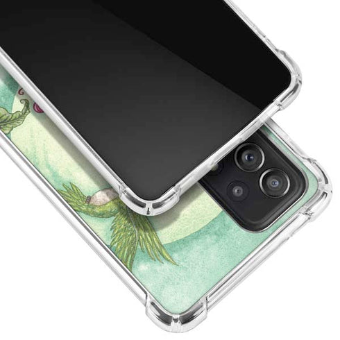 Amy Brown Flirting Fairy and Hummingbird Galaxy A52 5G Clear Case
