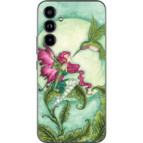 Amy Brown Flirting Fairy and Hummingbird Galaxy A54 5G Skin