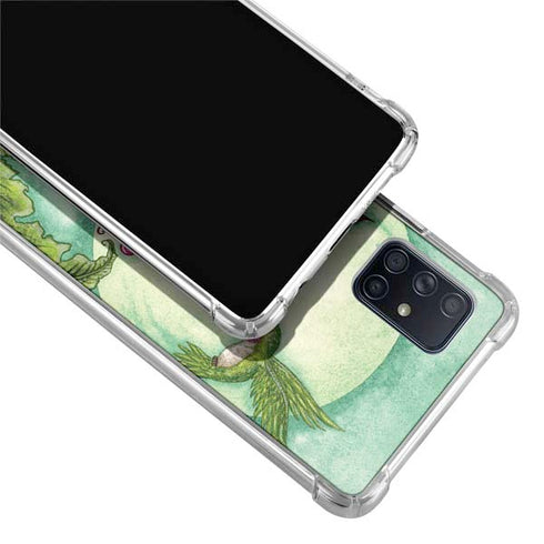 Amy Brown Flirting Fairy and Hummingbird Galaxy A71 5G Clear Case