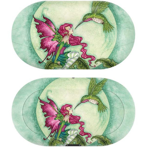 Amy Brown Flirting Fairy and Hummingbird Galaxy Buds Skin