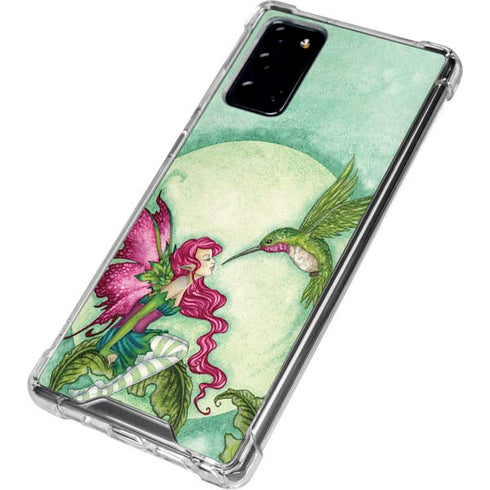 Amy Brown Flirting Fairy and Hummingbird Galaxy Note20 5G Clear Case