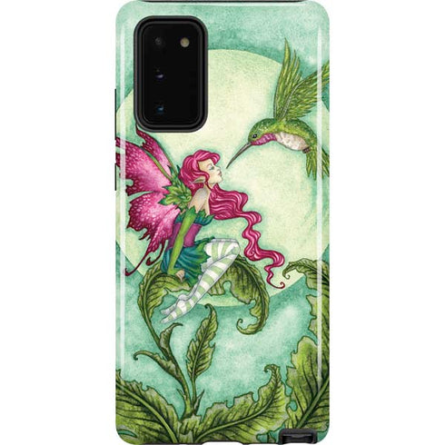 Amy Brown Flirting Fairy and Hummingbird Galaxy Note20 5G Pro Case