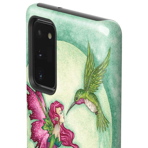 Amy Brown Flirting Fairy and Hummingbird Galaxy Note20 5G Pro Case