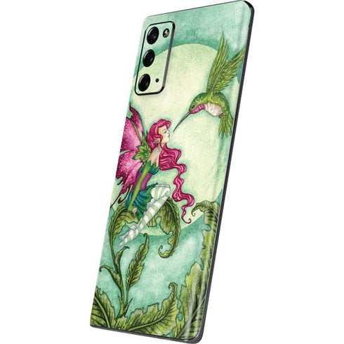 Amy Brown Flirting Fairy and Hummingbird Galaxy Note20 5G Skin