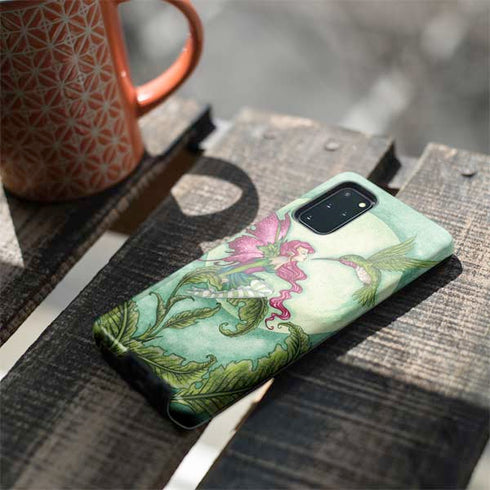 Amy Brown Flirting Fairy and Hummingbird Galaxy S20 Plus Pro Case