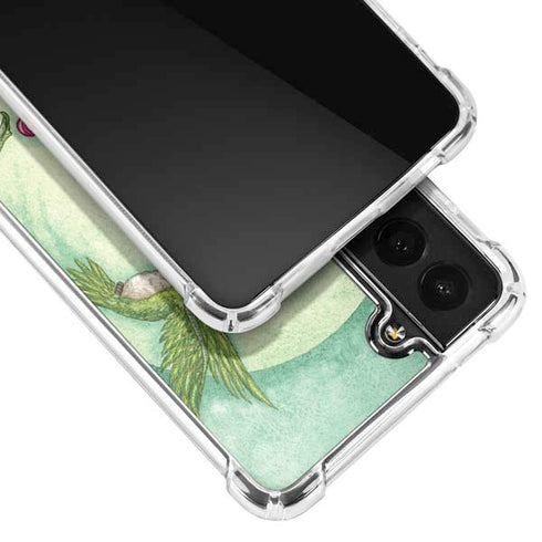 Amy Brown Flirting Fairy and Hummingbird Galaxy S22 Clear Case