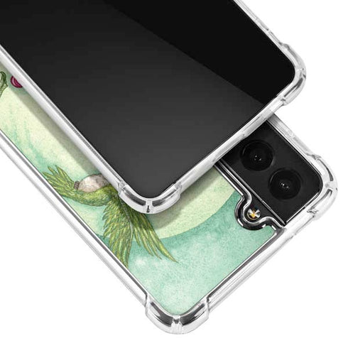 Amy Brown Flirting Fairy and Hummingbird Galaxy S22 Plus Clear Case
