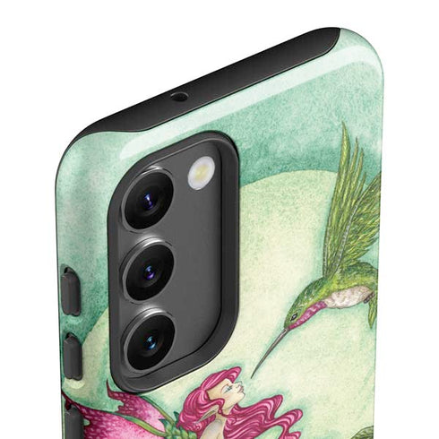 Amy Brown Flirting Fairy and Hummingbird Galaxy S23 Plus Pro Case