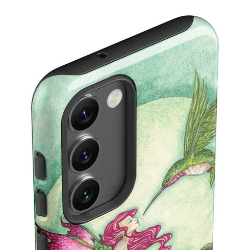 Amy Brown Flirting Fairy and Hummingbird Galaxy S23 Pro Case