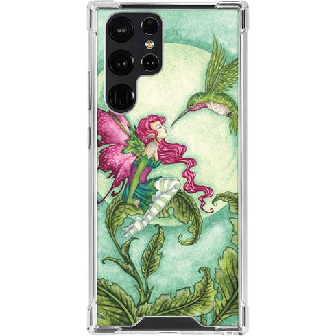 Flirting Fairy and Hummingbird by Amy Brown Galaxy S24 Ultra Clear Case