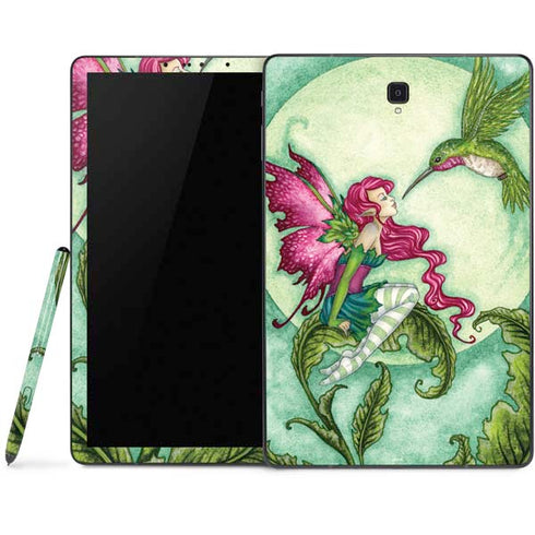 Amy Brown Flirting Fairy and Hummingbird Samsung Galaxy Tab Skin