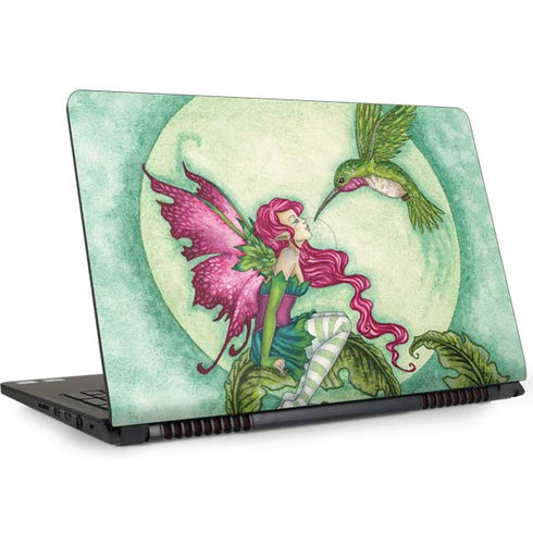 Amy Brown Flirting Fairy and Hummingbird Dell Inspiron Skin