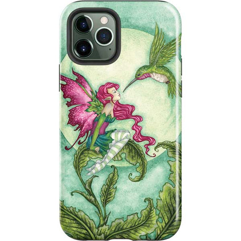 Amy Brown Flirting Fairy and Hummingbird iPhone 12 Pro Max Impact Case
