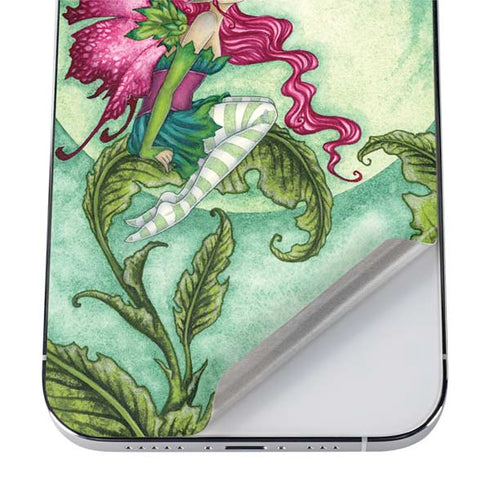 Amy Brown Flirting Fairy and Hummingbird iPhone 12 Pro Skin