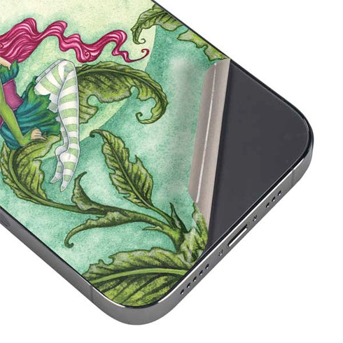 Amy Brown Flirting Fairy and Hummingbird iPhone 13 Pro Max Skin