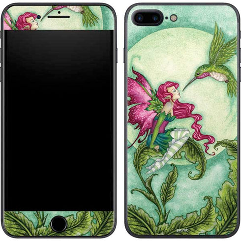 Amy Brown Flirting Fairy and Hummingbird iPhone 7 Plus Skin