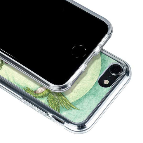 Amy Brown Flirting Fairy and Hummingbird iPhone SE (2nd & 3rd Gen) Clear Case
