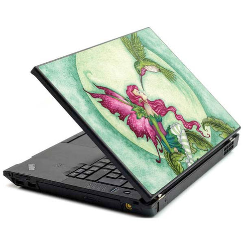 Amy Brown Flirting Fairy and Hummingbird Lenovo T420 Skin