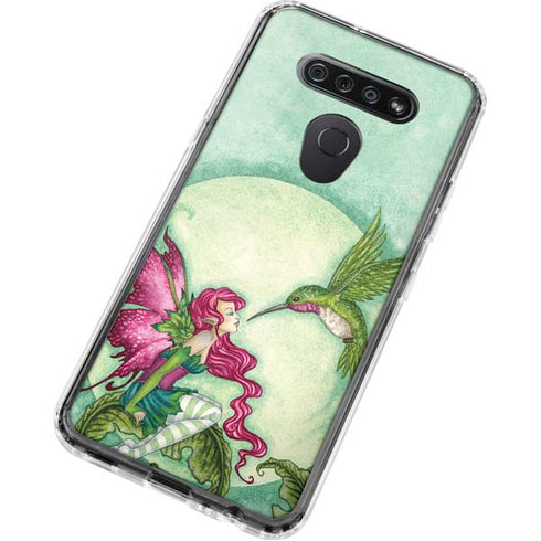 Flirting Fairy and Hummingbird by Amy Brown LG K51/Q51 Clear Case
