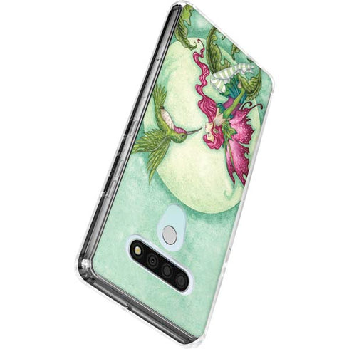 Flirting Fairy and Hummingbird by Amy Brown LG Stylo 6 Clear Case