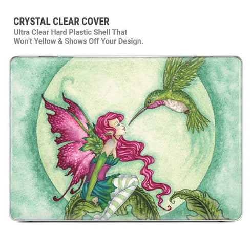 Flirting Fairy and Hummingbird by Amy Brown MacBook Pro 16in (2021-25) Case plus Skin
