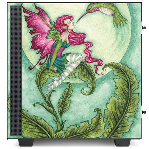 Amy Brown Flirting Fairy and Hummingbird NZXT H510 Compact ATX Mid-Tower Case Skin