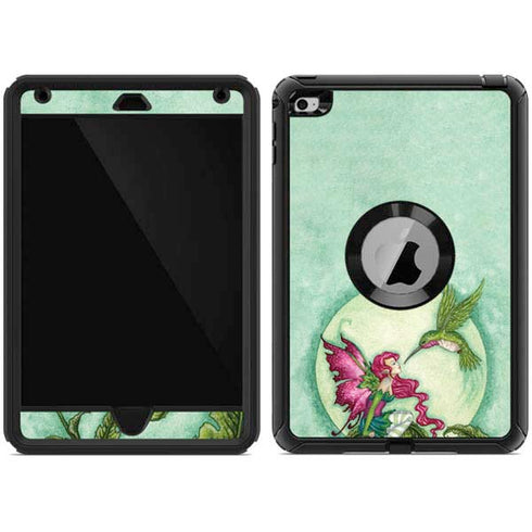 Amy Brown Flirting Fairy and Hummingbird Otterbox Defender iPad Skin