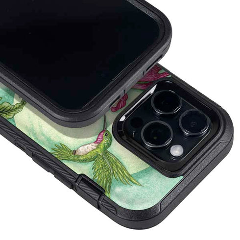 Flirting Fairy and Hummingbird by Amy Brown Otterbox Defender iPhone Skin