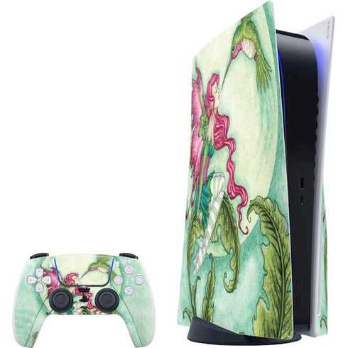 Amy Brown Flirting Fairy and Hummingbird PS5 Bundle Skin