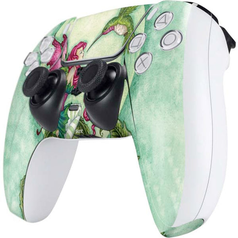 Amy Brown Flirting Fairy and Hummingbird PS5 Controller Skin