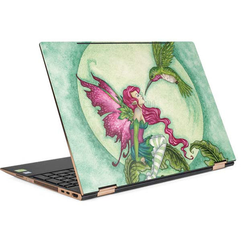 Amy Brown Flirting Fairy and Hummingbird HP Spectre Skin