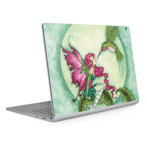 Amy Brown Flirting Fairy and Hummingbird Surface Book 2 13.5in Skin