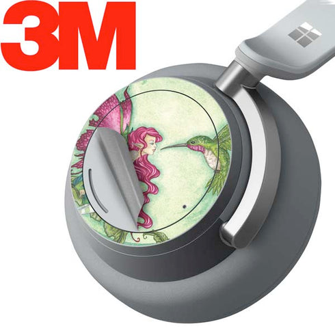 Amy Brown Flirting Fairy and Hummingbird Surface Headphones Skin