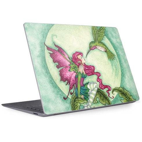 Amy Brown Flirting Fairy and Hummingbird Surface Laptop 3 13.5in Skin